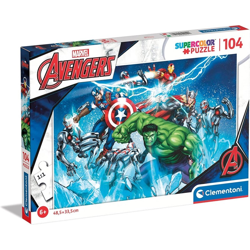 PUZZLE 104 PZAS VENGADORES SUPER COLOR