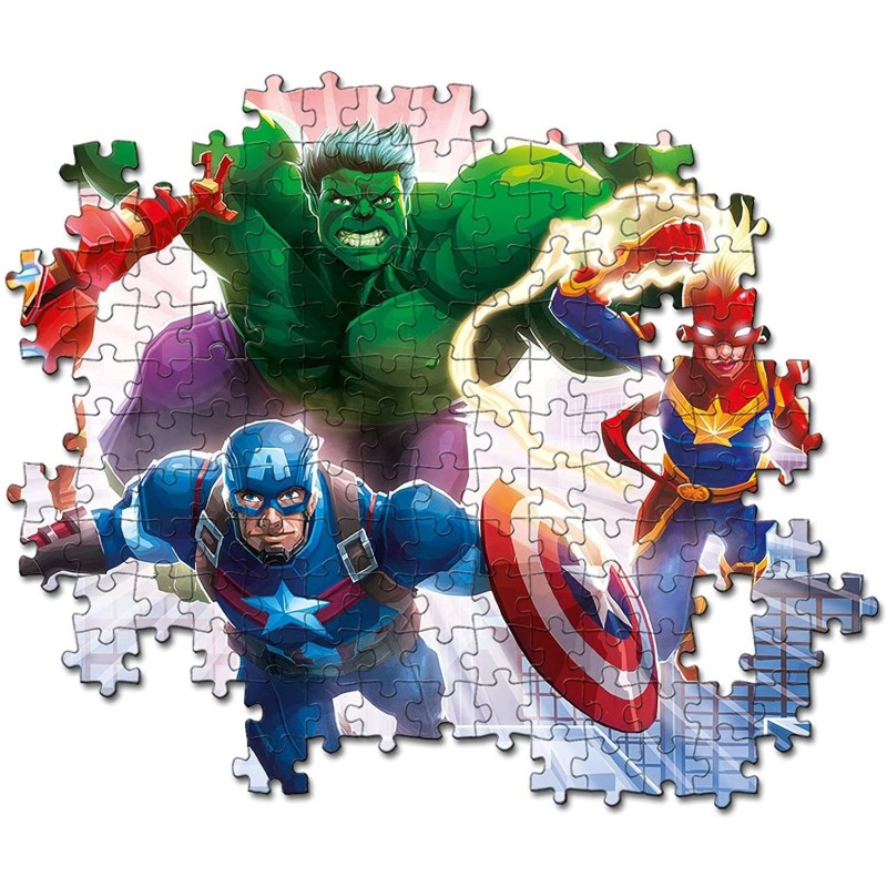 PUZZLE 104 PZAS MARVEL VENGADORES GLOWING LIGHTS