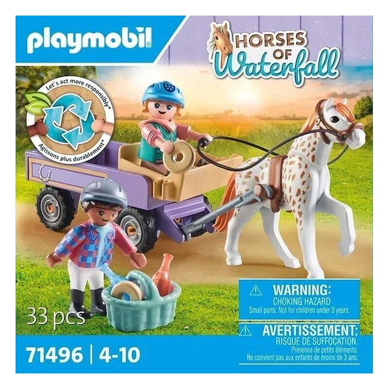 HORSE OF WATERFALL CARRUAJE CON PONI