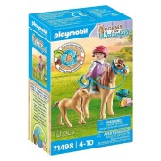 HORSES OF WATERFALL - NIÑA CON PONI Y POTRO