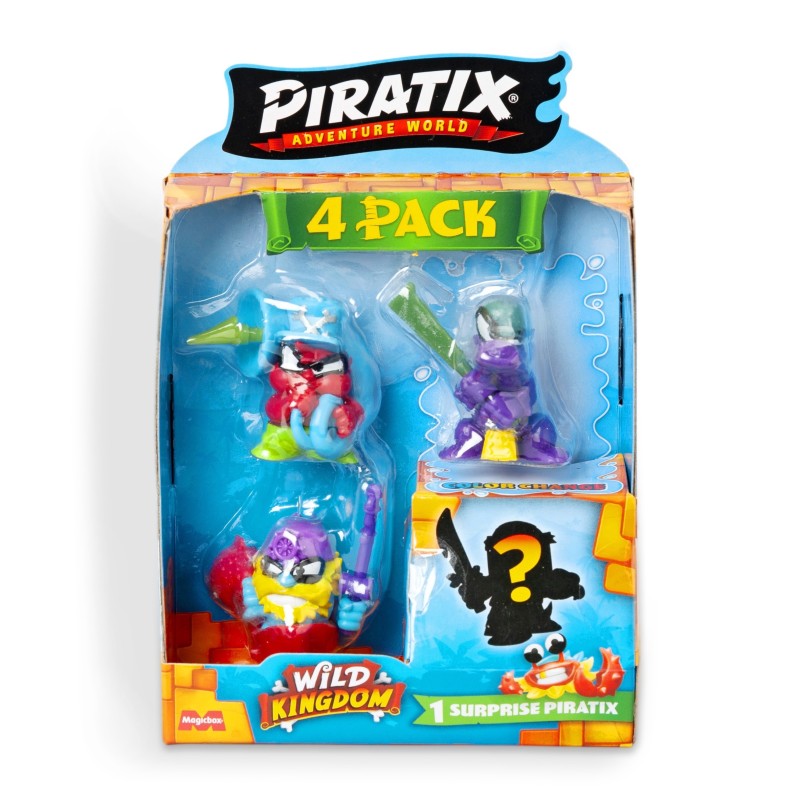PIRATIX WILD KINDOM - FOUR PACK (SURTIDO)
