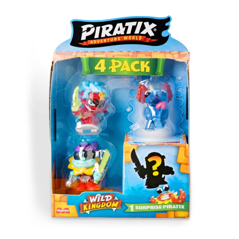 PIRATIX WILD KINDOM - FOUR PACK (SURTIDO)