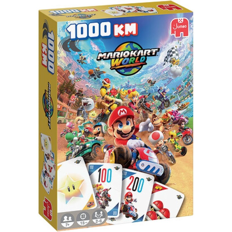 1000 KM - MARIO KART WORLD JUEGO DE CARTAS