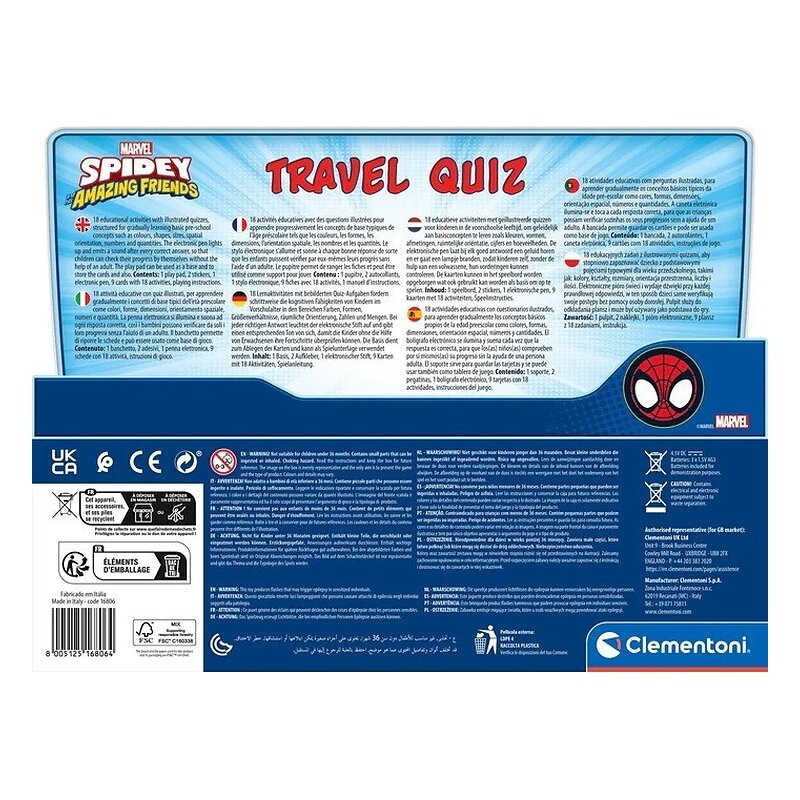 EDUCATION CLEMENTONI - MALETIN EDUCATIVO MARVEL SPIDEY AND HIS AMAZING FRIENDS