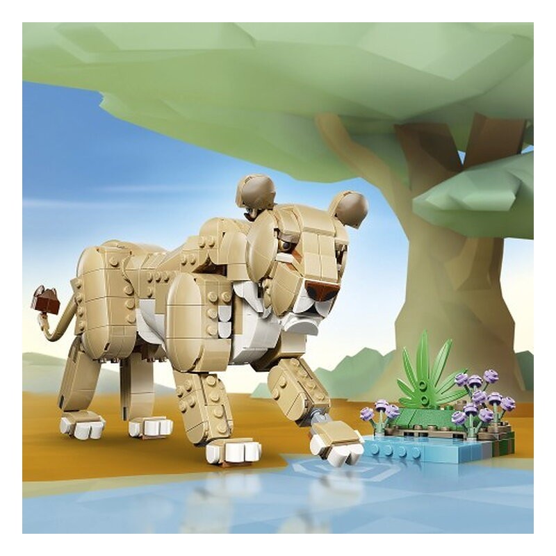 LEGO CREATOR 3 EN 1 - FAUNA SALVAJE: LEON MAJESTUOSO