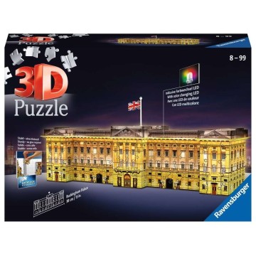 Puzzle 3D - Serie Especial: Buckingham Palace Night Edition
