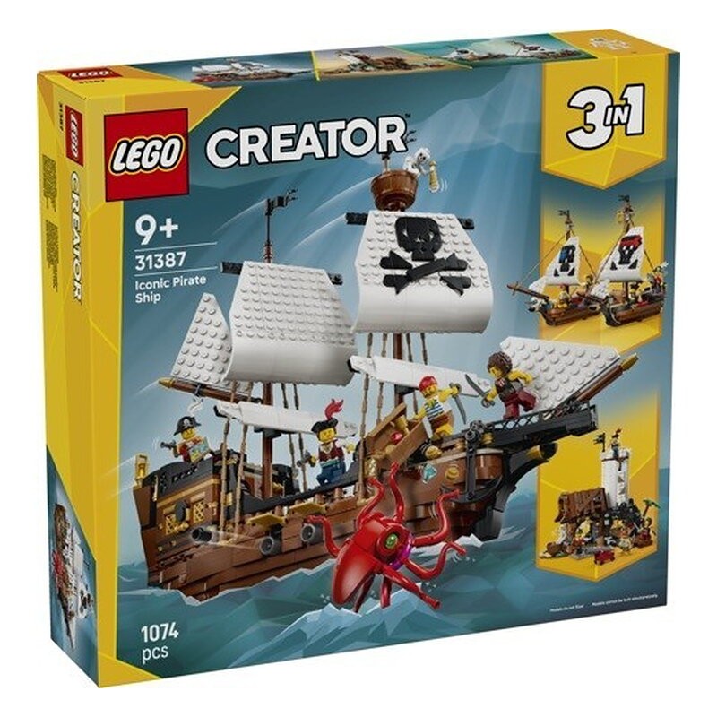 LEGO CREATOR 3 EN 1 - BARCO PIRATA CLASICO