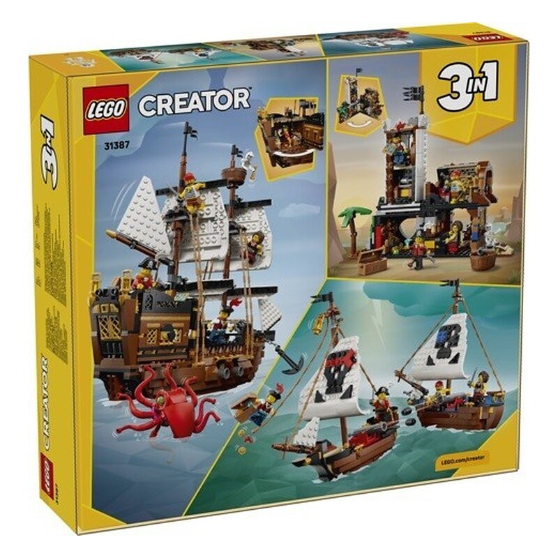 LEGO CREATOR 3 EN 1 - BARCO PIRATA CLASICO
