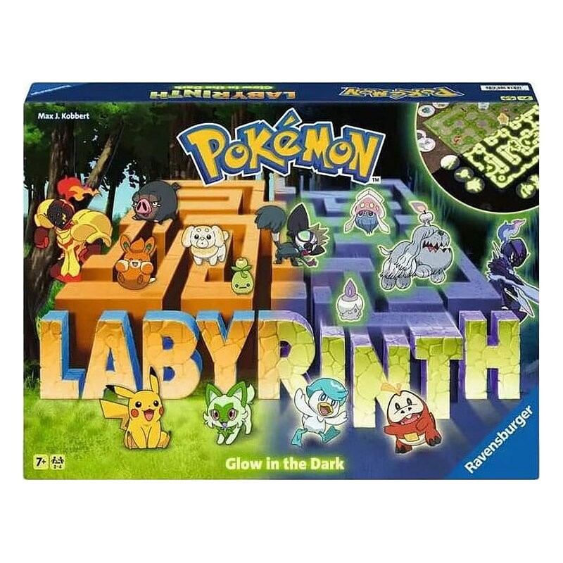 Pokémon Labyrinth Glow in the Dark (ES/EN/DE/FR/NL/IT/PT)