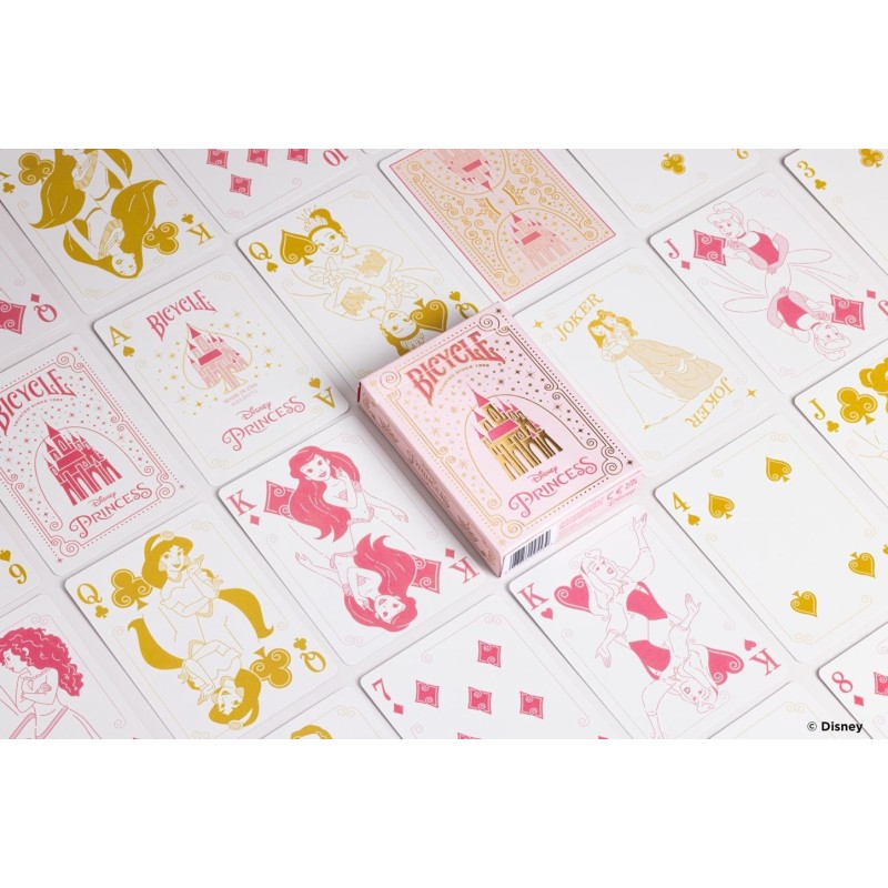 NAIPES - BARAJA BICYCLE DISNEY PRINCESS PINK/NAVY