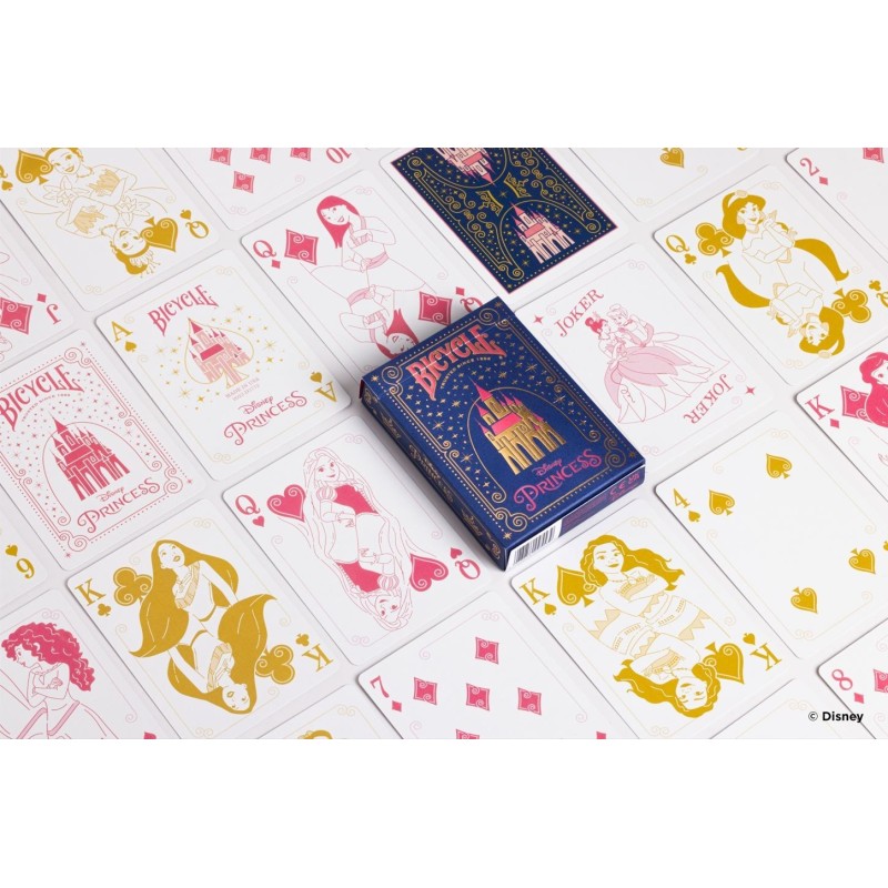 NAIPES - BARAJA BICYCLE DISNEY PRINCESS PINK/NAVY
