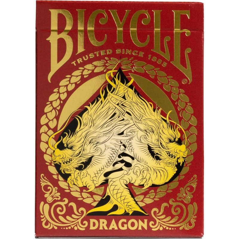 NAIPES - BARAJA BICYCLE RED DRAGON