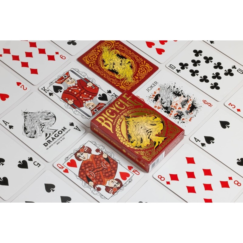NAIPES - BARAJA BICYCLE RED DRAGON
