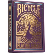 NAIPES - BARAJA BICYCLE PURPLE PEACOCK