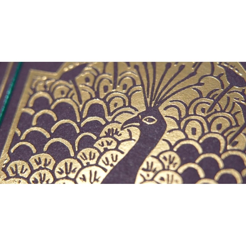 NAIPES - BARAJA BICYCLE PURPLE PEACOCK