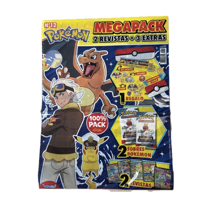 (PREPEDIDO) POKÉMON MEGAPACK MAGAZINE Nº 12