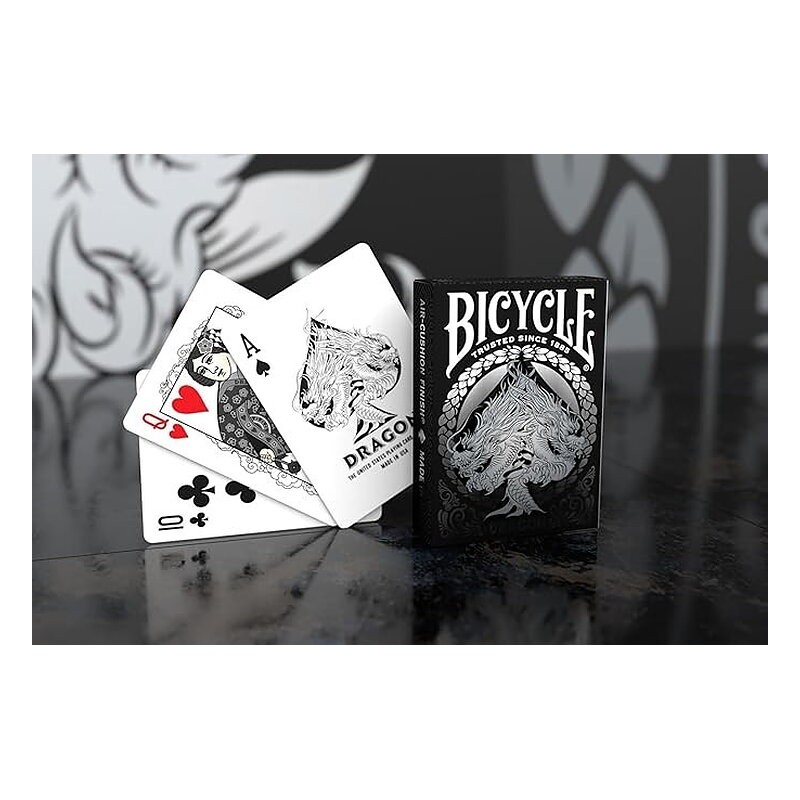 NAIPES - BARAJA BICYCLE DRAGON BLACK