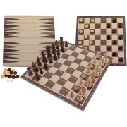 AJEDREZ DAMAS BACKGAMMON FSC 100%