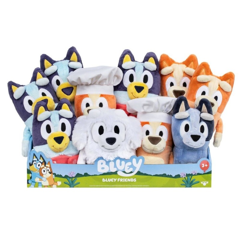 PELUCHE BLUEY BASIC PLUSH 20CM 6 MODELOS SURTIDOS