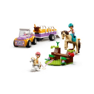 LEGO-42634 Remolque para Caballo y Poni