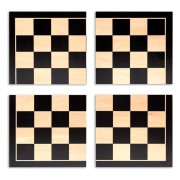 TABLERO AJEDREZ DIVISIBLE / IMANTADO NEGRO PRO SERIES 40X40