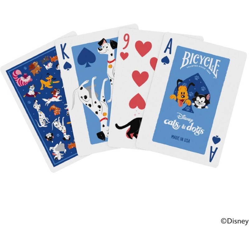 NAIPES - BARAJA BICYCLE DISNEY CATS & DOGS