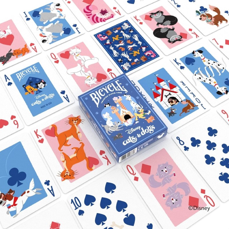 NAIPES - BARAJA BICYCLE DISNEY CATS & DOGS
