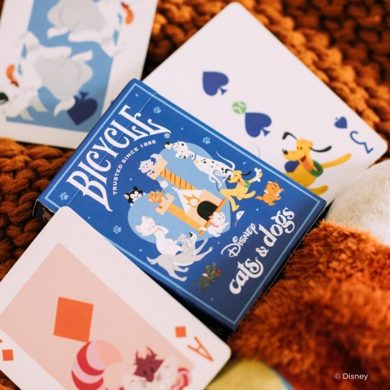 NAIPES - BARAJA BICYCLE DISNEY CATS & DOGS