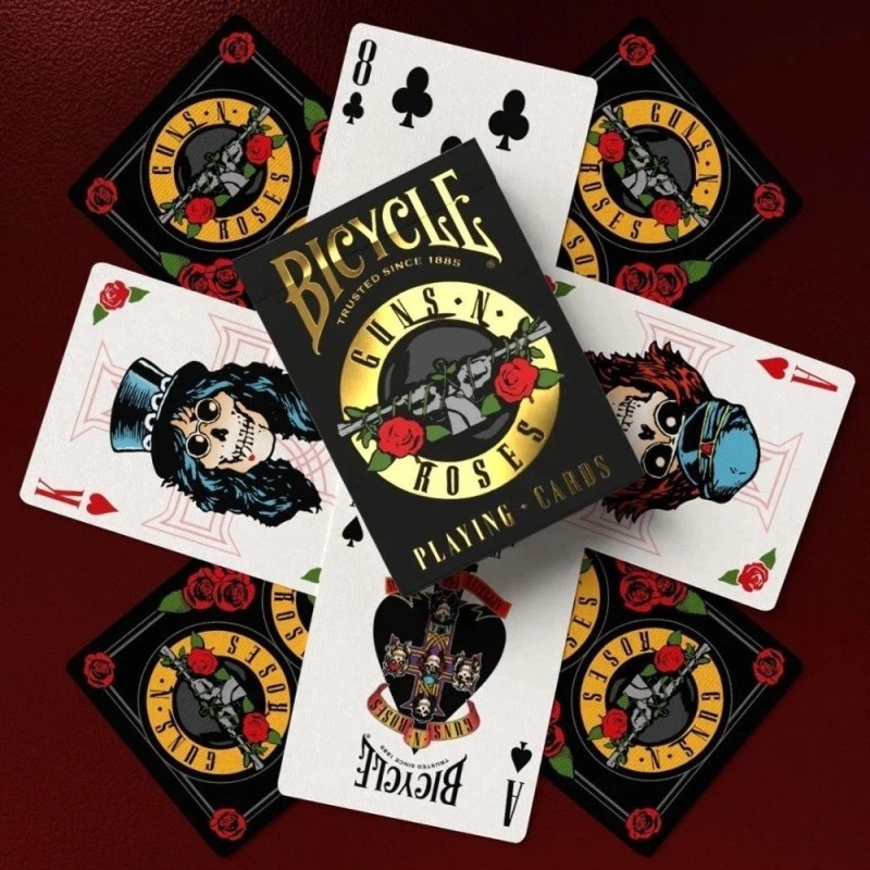 NAIPES - BARAJA BICYCLE GUNS & ROSES