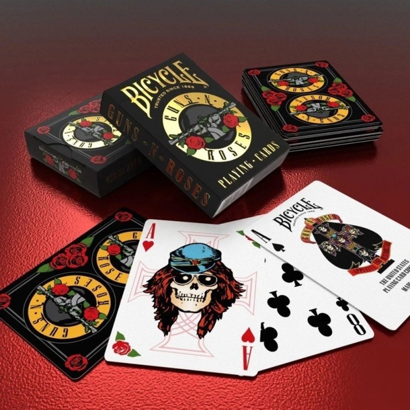 NAIPES - BARAJA BICYCLE GUNS & ROSES