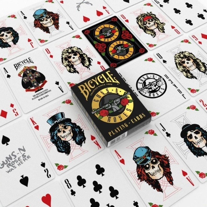 NAIPES - BARAJA BICYCLE GUNS & ROSES