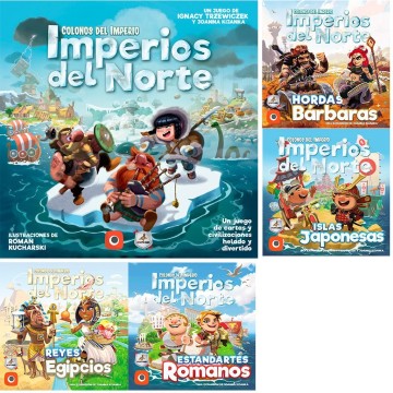 Pack Colonos Del Imperio: Imperios Del Norte + Islas Japonesas + Estandartes Romanos + Hordas Bárbaras + Reyes Egipcios