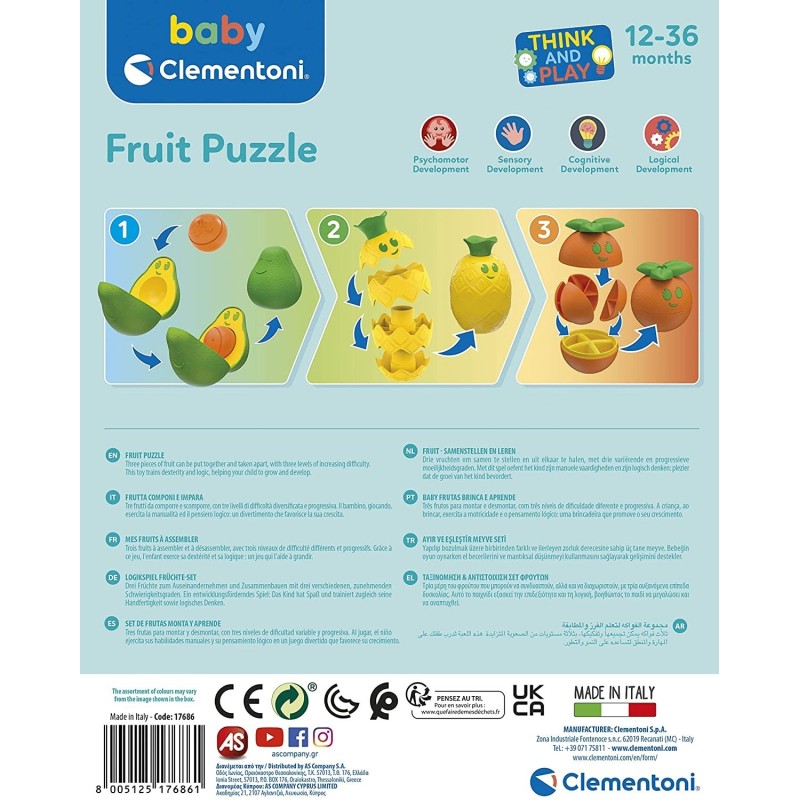 SET DE FRUTAS MONTA Y APRENDE