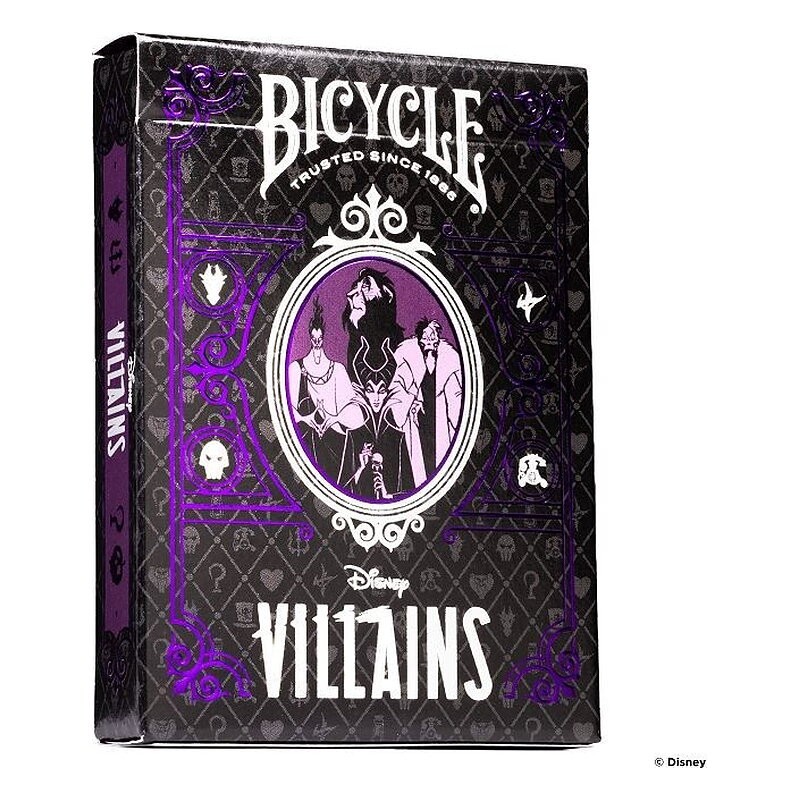 NAIPES - BARAJA BICYCLE DISNEY VILLAINS VERDE/MORADO