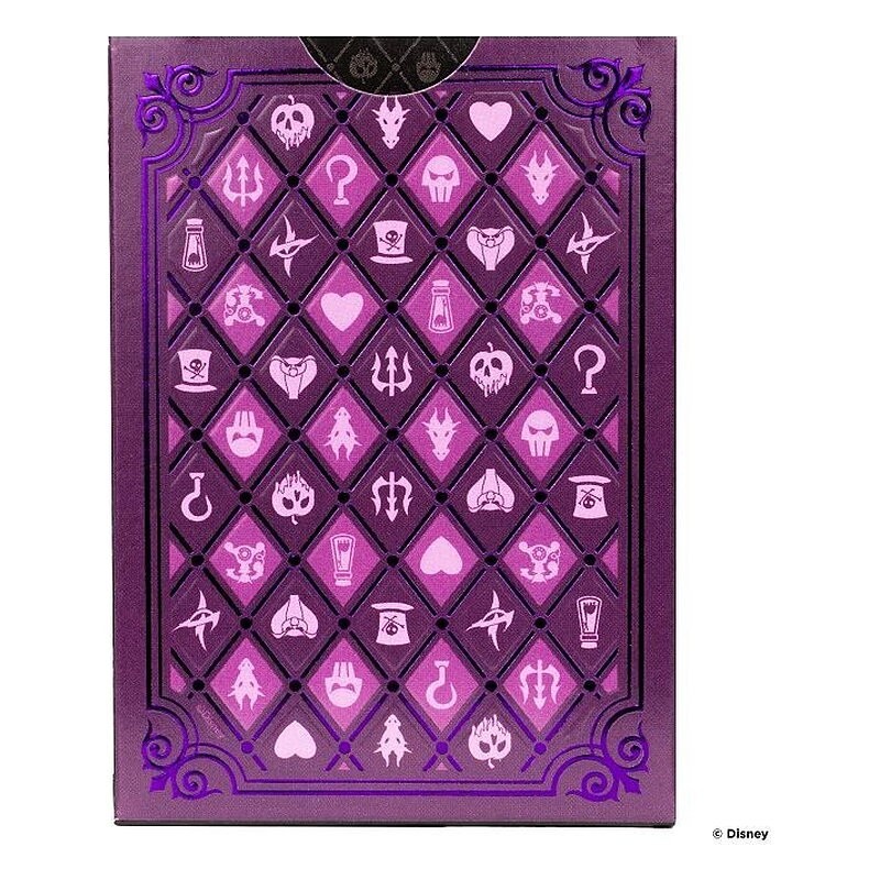 NAIPES - BARAJA BICYCLE DISNEY VILLAINS VERDE/MORADO