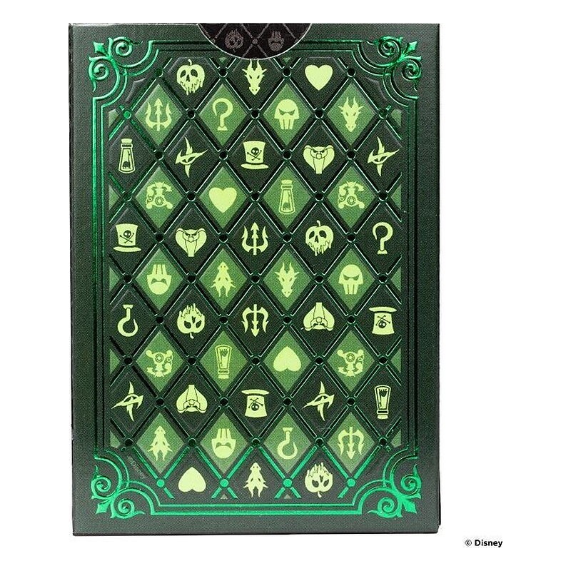 NAIPES - BARAJA BICYCLE DISNEY VILLAINS VERDE/MORADO