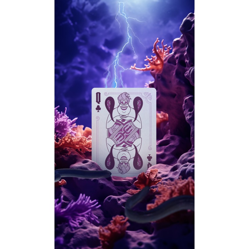 NAIPES - BARAJA BICYCLE DISNEY VILLAINS VERDE/MORADO