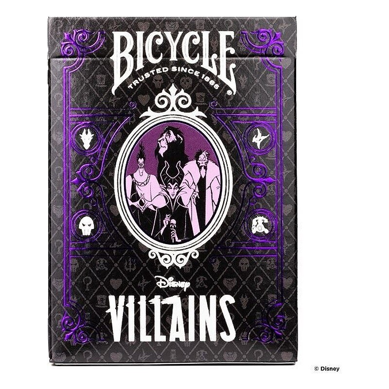 NAIPES - BARAJA BICYCLE DISNEY VILLAINS VERDE/MORADO