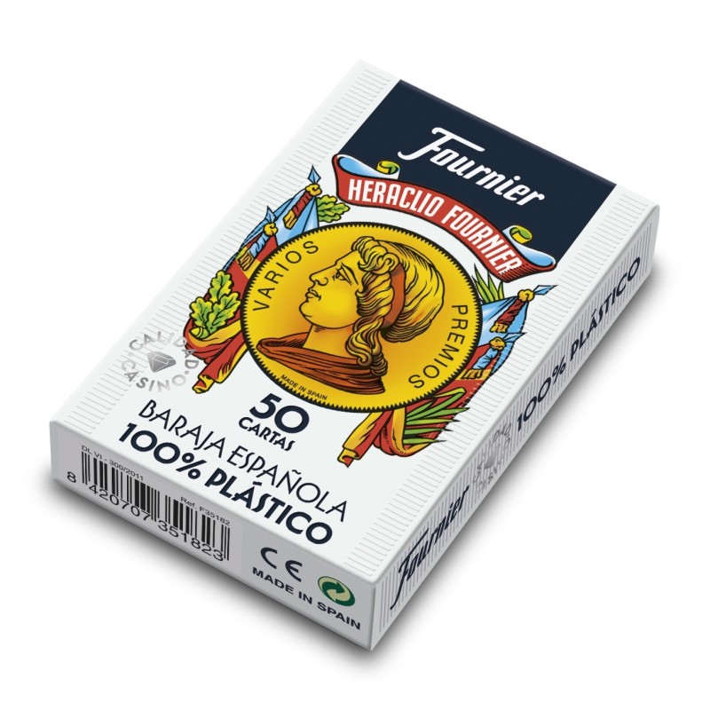 NAIPES - BARAJA ESPAÑOLA PLASTICO 100% 50C
