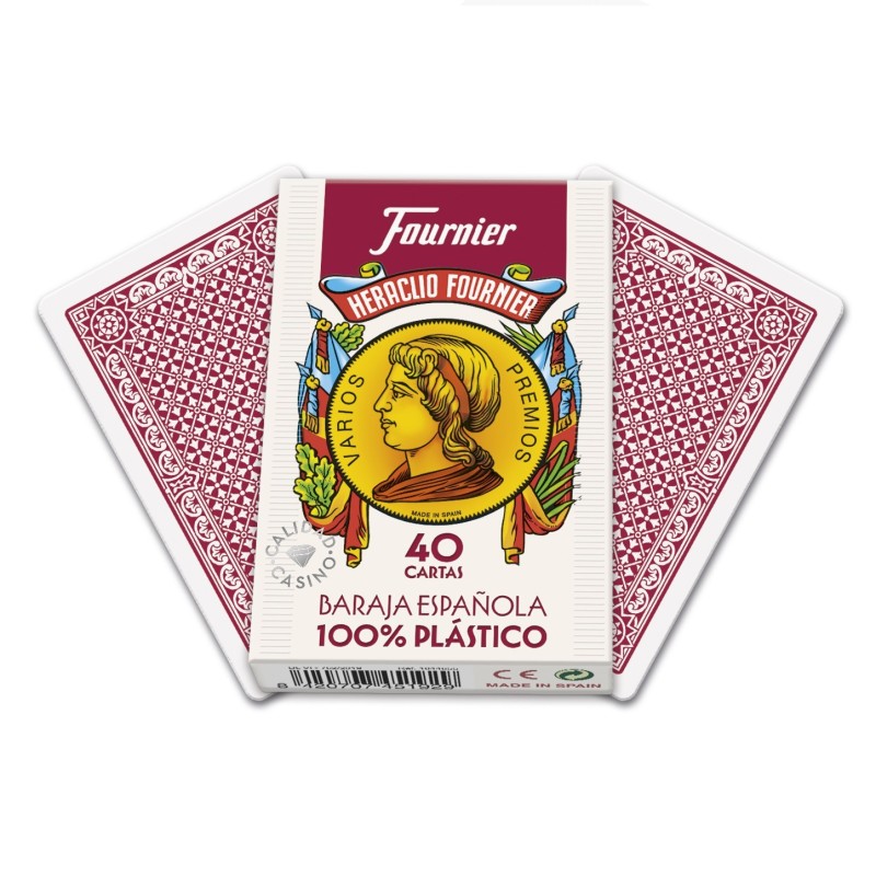 NAIPES - BARAJA ESPAÑOLA 100% PLASTICO 40C