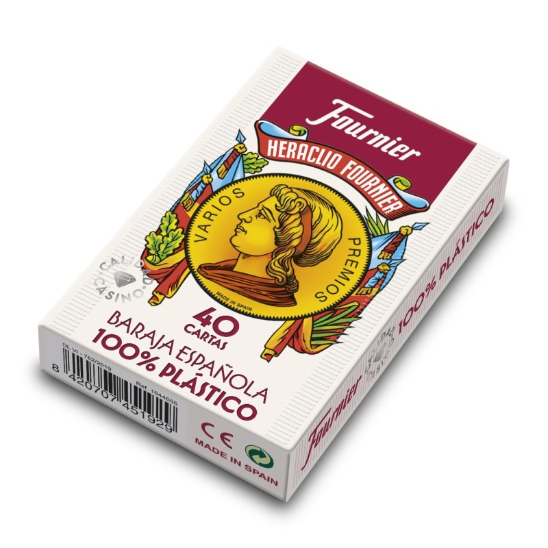 NAIPES - BARAJA ESPAÑOLA 100% PLASTICO 40C