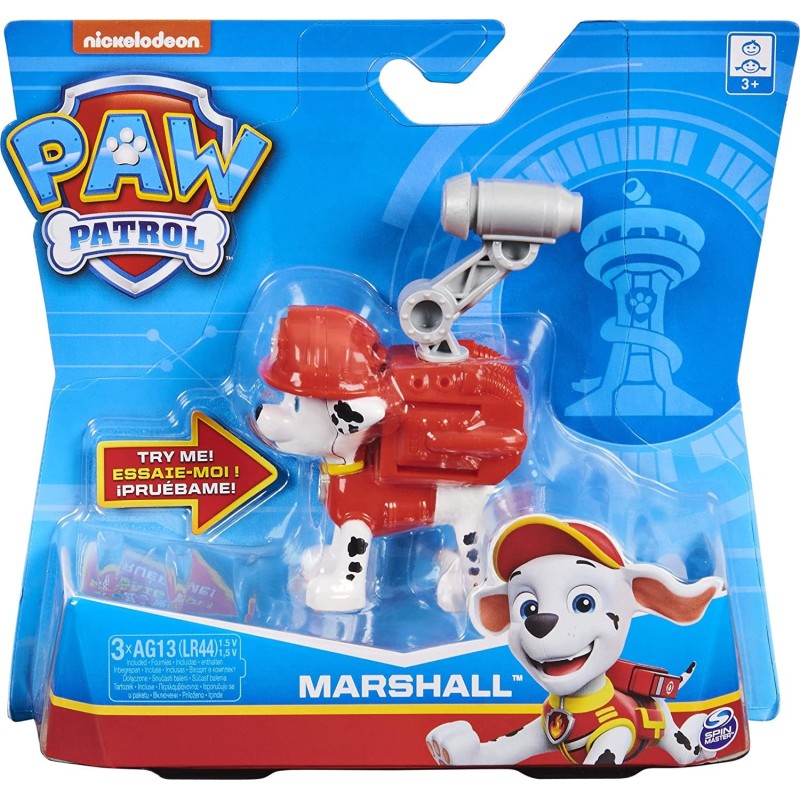 PAW PATROL FIGURA Y PLACA ACTION PACK