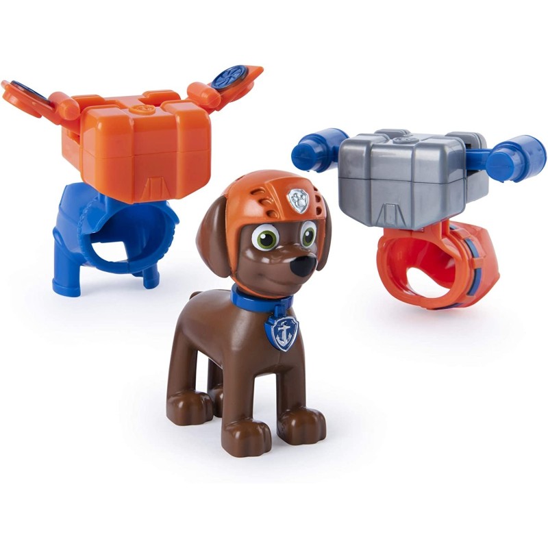 PAW PATROL FIGURA Y PLACA ACTION PACK
