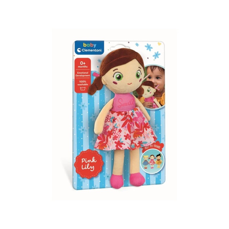 BABY CLEMMY - PELUCHE MUÑECA PINK LILY