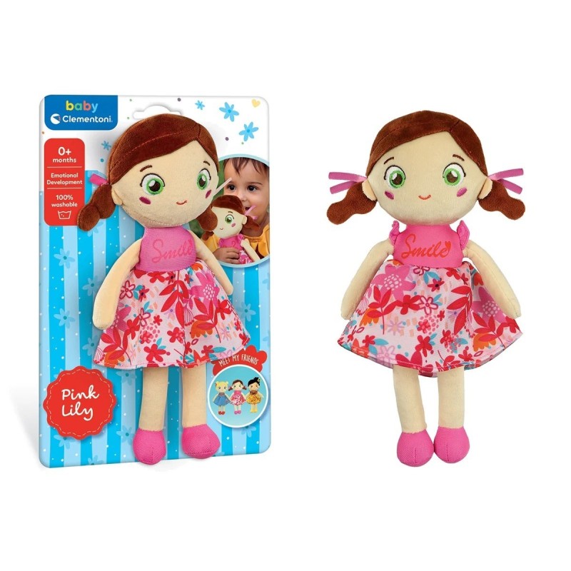 BABY CLEMMY - PELUCHE MUÑECA PINK LILY