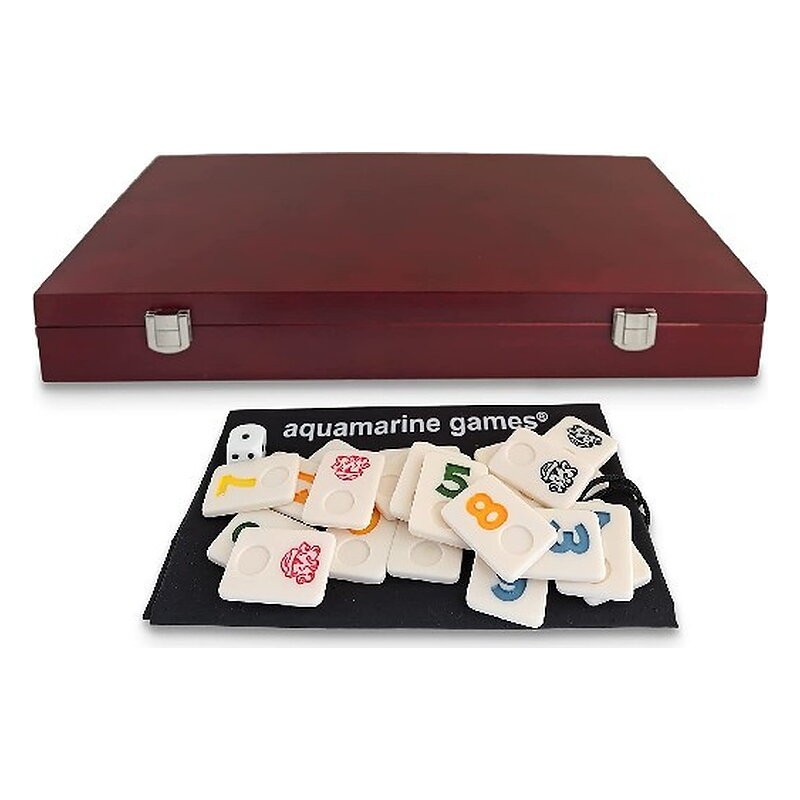 RUMMY PROFESIONAL 6 JUGADORES (ESTUCHE DE MADERA)