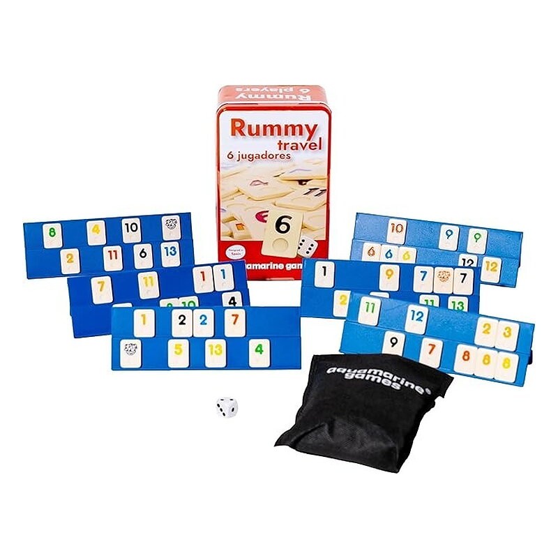RUMMY 6 JUGADORES TRAVEL LATA