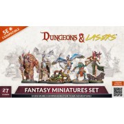 Fantasy Miniatures Set - Dungeons & Lasers