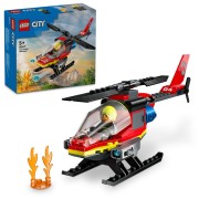 LEGO-60411 Helicóptero de Rescate de Bomberos