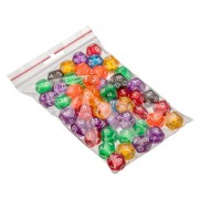 Bolsa dados transparentes 12 caras (50)